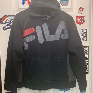 Boys Fila logo hoodie